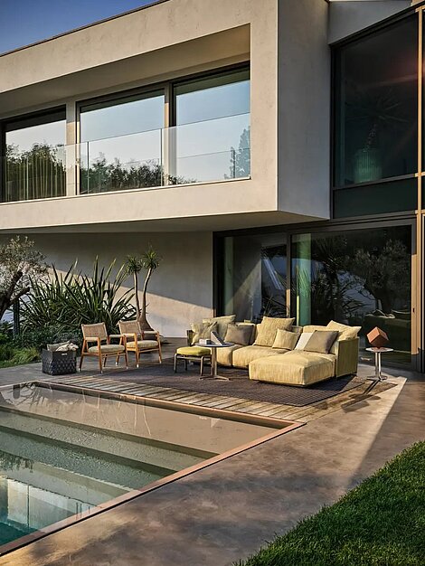 Flexform Vulcano Outdoor Sofa
