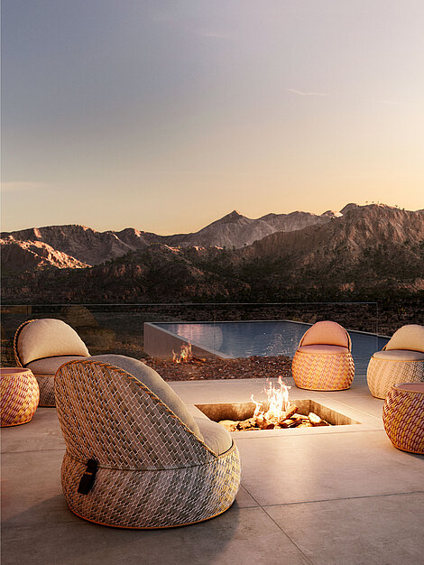 Dedon Sitzhocker